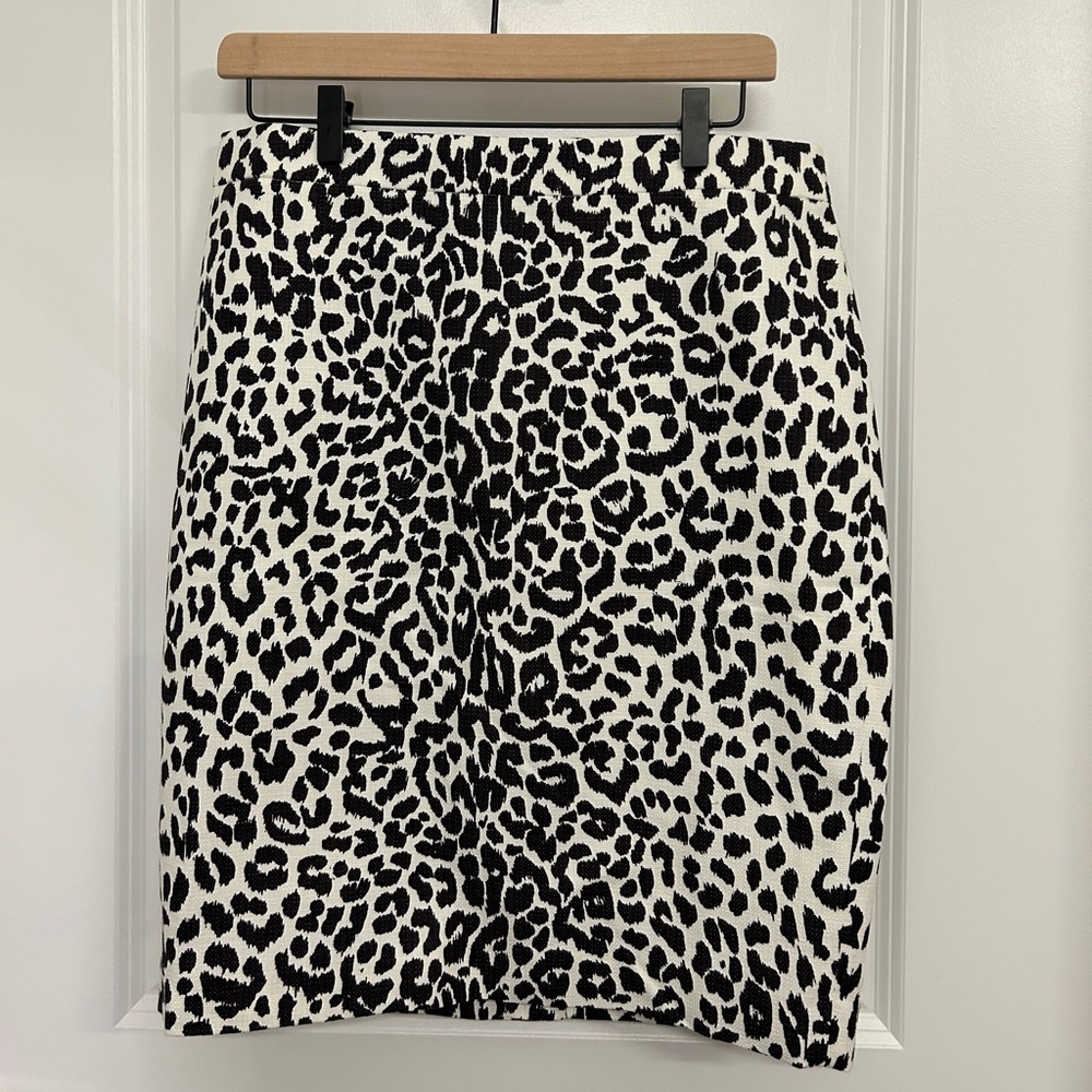 J.Crew Cheetah Print Pencil Skirt [8]